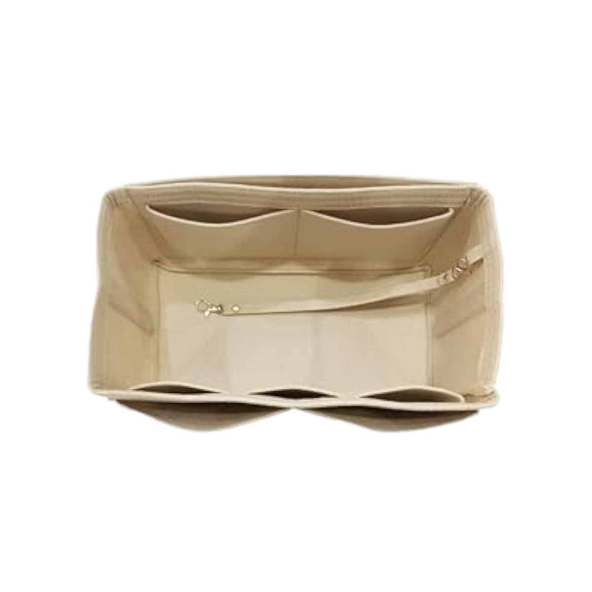 Handtas organizer - Bag in Bag - 11 ruime vakken - Beige - 27 x 17 x 9 cm (LxBxH)- Tasorganizer