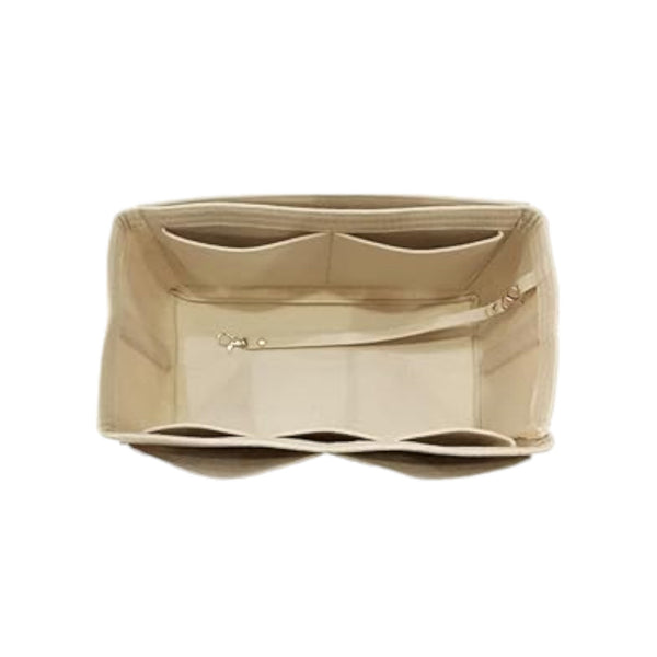 Handtas organizer - Bag in Bag - 11 ruime vakken - Beige - 27 x 17 x 9 cm (LxBxH)- Tasorganizer
