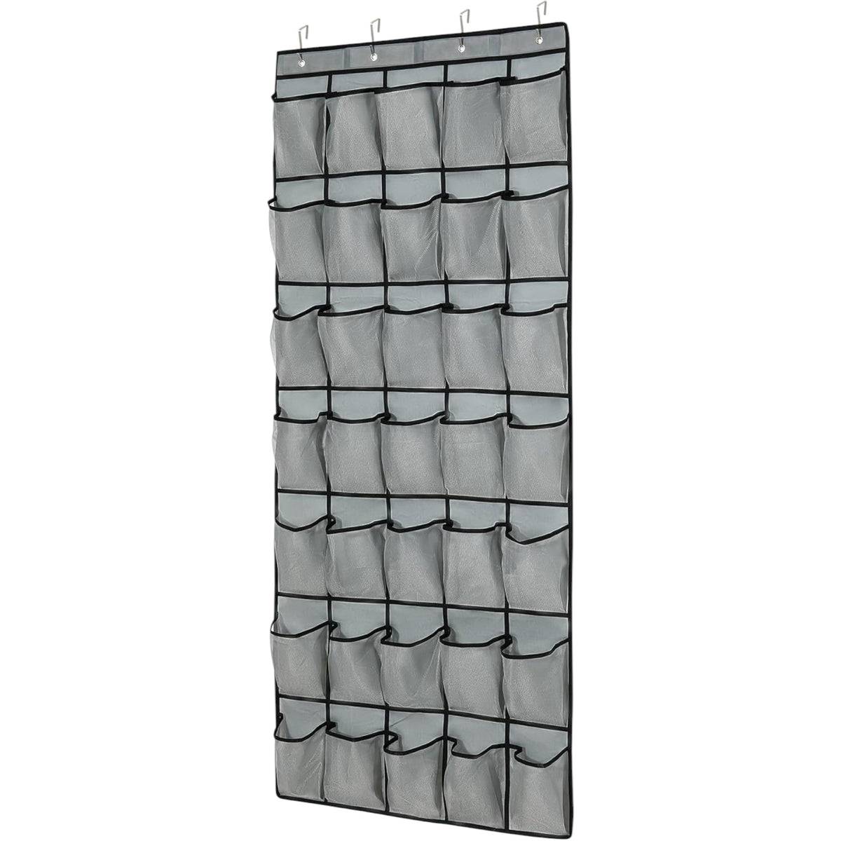 Schoenenkast Hangend - Schoenenzak 35 vakken - Opbergen van Schoenen aan Deur - Schoenenzak Grijs - Oplossing voor rondslingerende schoenen - Hoogwaardige Schoenenkast