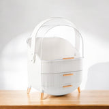 Make up organizer - Wit - 36,5 x 28,2 cm - Opbergdoos - Make up koffer - Skincare organizer