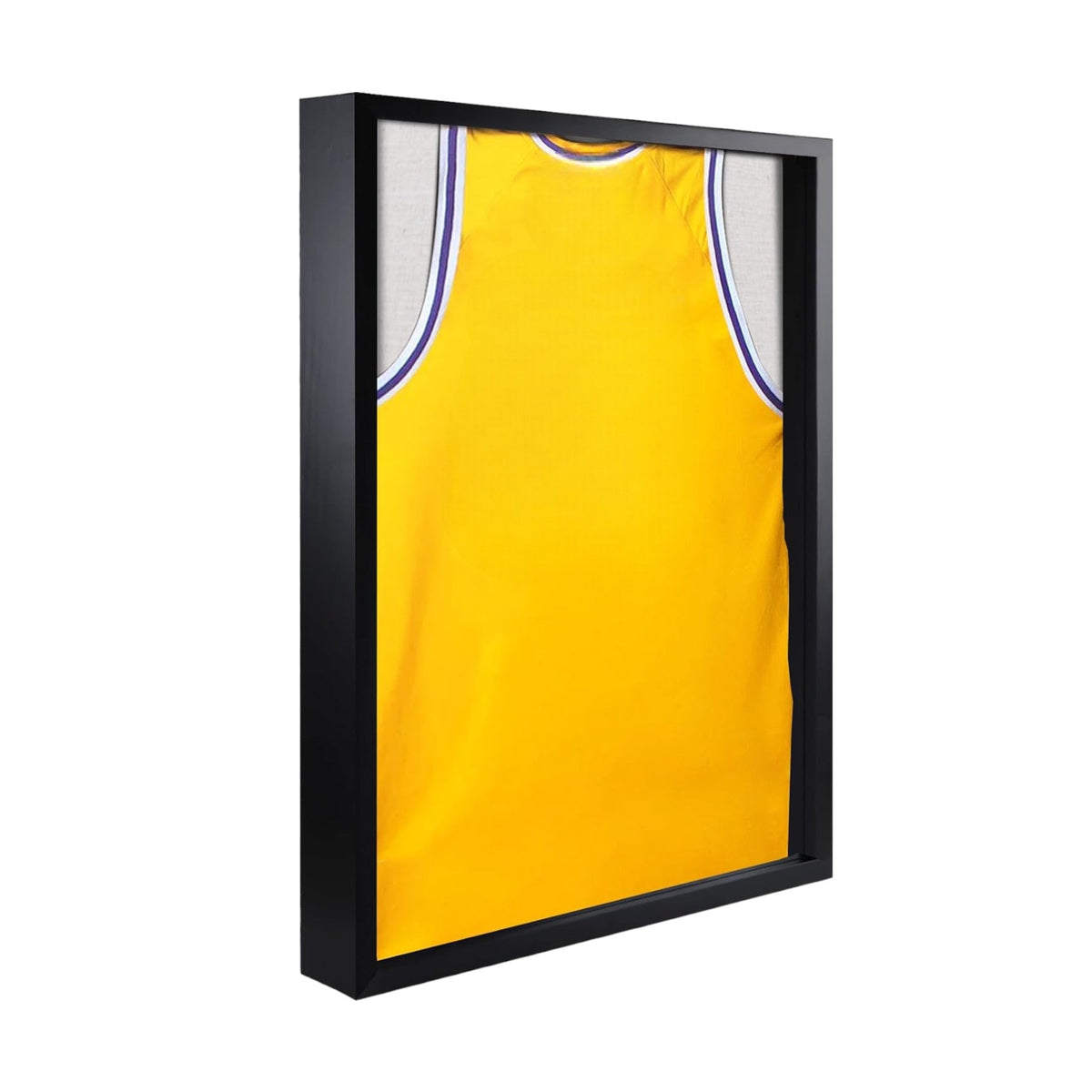 Wissellijst - 60 x 90 cm - Inlijsten Voetbal Shirt - Zwart - Diepe lijst - Shirt Inlijsten In Fotolijst - 3D Box Frame - Inlijsten Sport Shirt