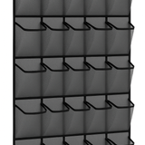 Schoenenkast Hangend - Schoenenzak 30 vakken - Opbergen van Schoenen aan Deur - Schoenenzak Zwart - Oplossing voor rondslingerende schoenen - Hoogwaardige Schoenenkast