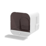 Moderne Kattenbak met Filter en Lade – Gesloten Katten Toilet – Kattenbak met Deur, Schep en Mat – Grote Hygiënische Kattenbak voor Binnen en Buiten