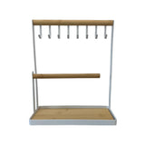 Sieradenrekje - Wit - Oorbellenrekje - Oorbellenhouder - Oorbellen Display - Oorbellenrekje - Sieradenrek - Sieraden Organizer
