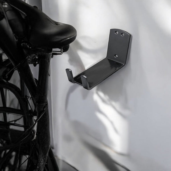 Muurbevestiging voor Pedaal aan de Muur- Zwart - Fiets Ophangsysteem - Ophangbeugel en Muurbeugel - Muurhaak - Pedaal Houder Muur