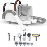 Carewat 6-in-1 Huisdier Stofzuiger en Trimmer Set – Professionele Hondentondeuse met Stofzuiger – Trimset Hond en Kat – Stil, Krachtig en Hygiënisch