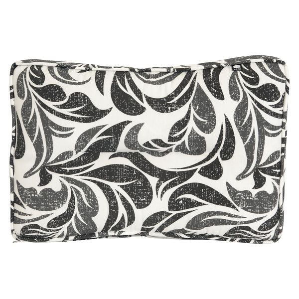 Kopu® Retro Flower Loungekussenset Zit en Rug 60 cm - Black