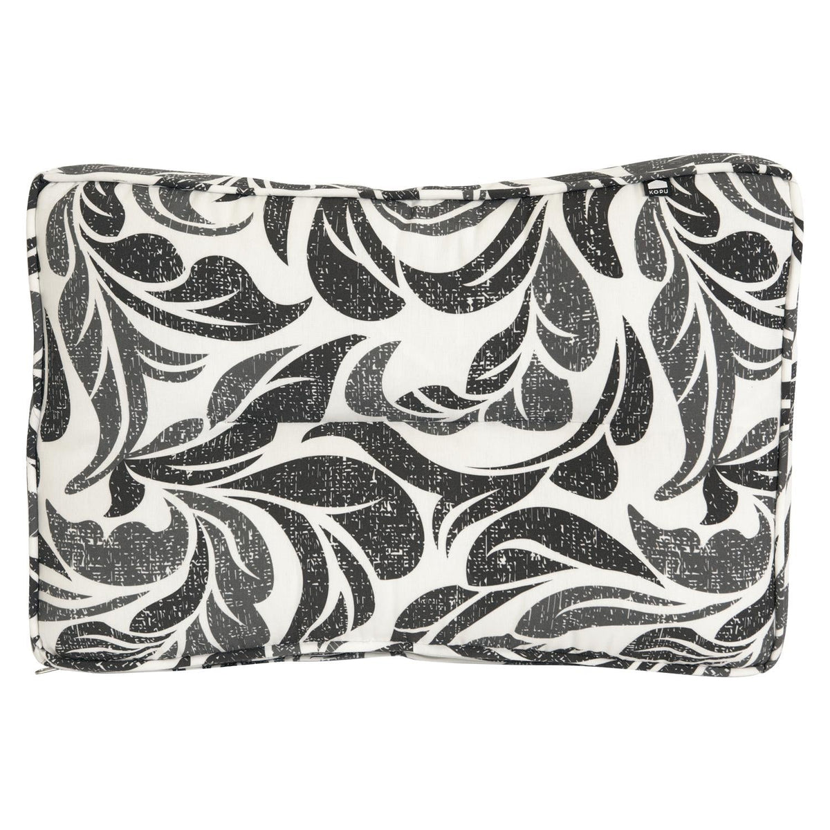 Kopu® Retro Flower Loungekussenset Zit en Rug 60 cm - Grey