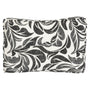 Kopu® Retro Flower Lounge Rugkussen 60 cm - Grijs/wit