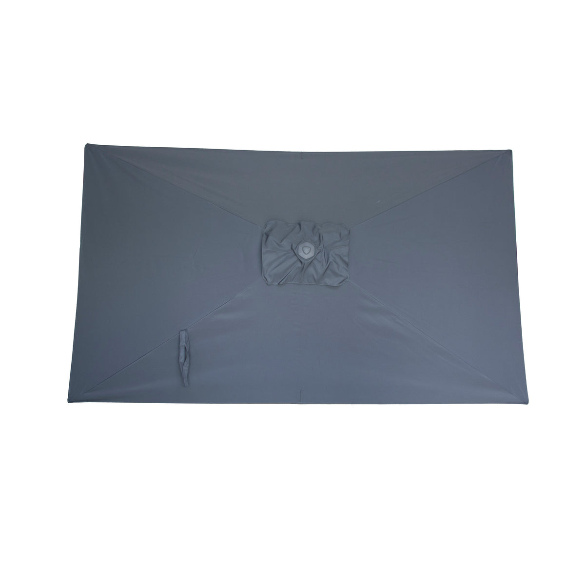 Kopu® Leon Parasol Rechthoek 150x250 cm - Balkonparasol met Hoes - Grijs