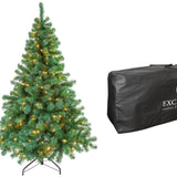 Kerstboom Excellent Trees® LED Stavanger Green 210 cm met verlichting - nu met Opbergtas t.w.v. € 27.95