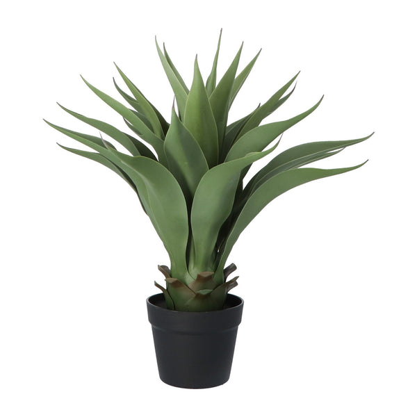 Kopu® Kunstplant Agave 57 cm in zwarte Pot - 25 bladeren - Nepplant