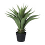 Kopu® Kunstplant Agave 57 cm in zwarte Pot - 25 bladeren - Nepplant