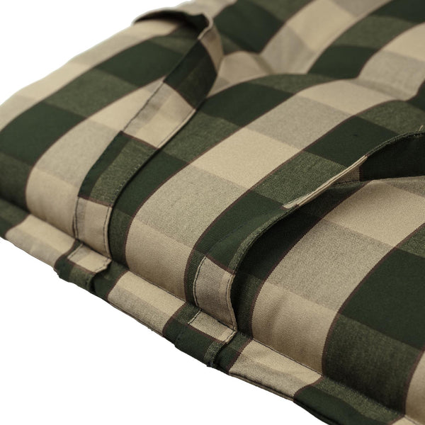 Kopu® Country Green - Comfortabel Tuinkussen met Hoge Rug - Groen