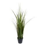 Kopu® Kunstplant Grasplant 90 cm - in zwarte pot - Nepplant