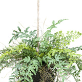Kopu Kunstplant BOL met diverse Varen Hangplanten 25 cm - Groen