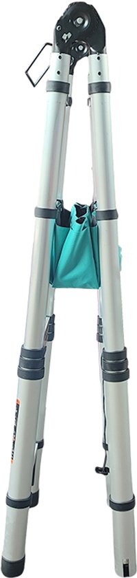 Ladder Gereedschapstas – Ladder Organizer met Meerdere Vakken – Ophangbare Gereedschapstas voor Ladder – Stevig & Opvouwbaar – 44 x 34 cm