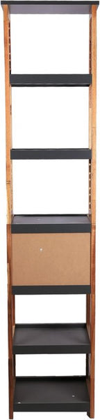 Acaciahout Hoge Badkamerkast 1 deur en 5 legplanken 30x38x170 cm