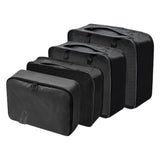 Packing Cubes - Zwart - 9-delige set - Packing Cubes Compression - Optimale Koffer Indeling (kopie)