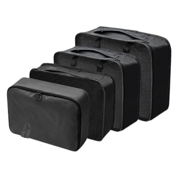 Packing Cubes - Zwart - 9-delige set - Packing Cubes Compression - Optimale Koffer Indeling (kopie)