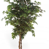 Kopu® Kunstplant Ficus 125 cm in pot met Natuurstam