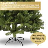 Excellent Trees® Oppdal 120 cm Kerstboom - Smalle Kunstkerstboom  - ⌀72cm - ↕120cm