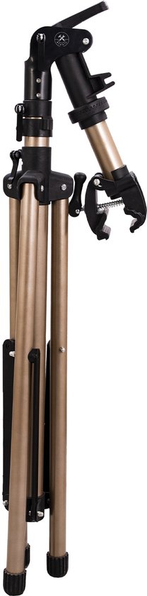 4toolz® Fiets Reparatiestandaard PRO – Aluminium – 360° Draaibaar - Met Gereedschapsbakje