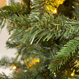 Kerstboom met Versiering Easy Set Up Tree® LED Avik Red 210 cm - 310 Lampjes