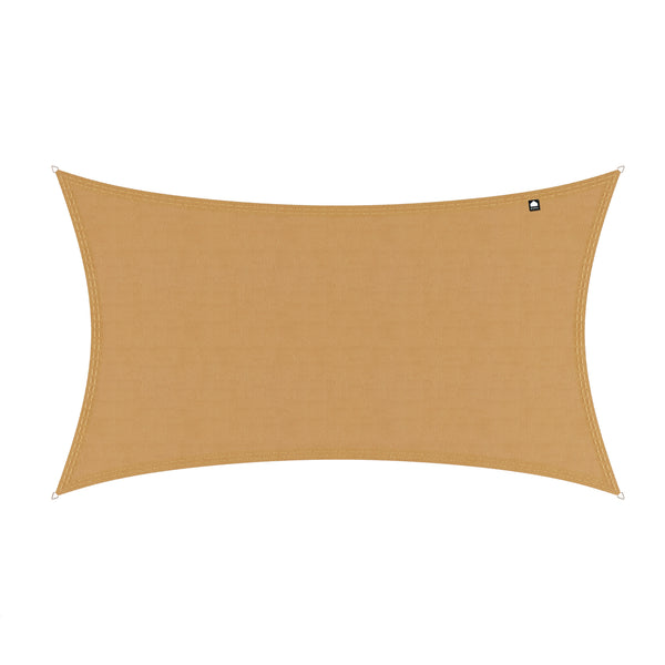 Kopu® Schaduwdoek Rechthoek 3x5 m Waterdicht - Zonnedoek - Zand