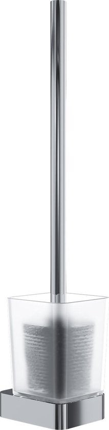 Luzzo® Piazzo Messing Toiletborstel met wand houder - chroom