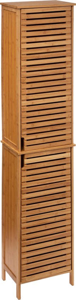 Sicela Bamboe Badkamerkast Hoog - 24x34x170 cm - bruin