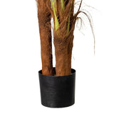 Kopu® Kunstplant Arecapalm 160 cm 3 Stammen - zwarte pot - Nepplant
