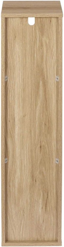 Toiletrolhouder/Reserverolhouder Klaus staand hout - Bruin