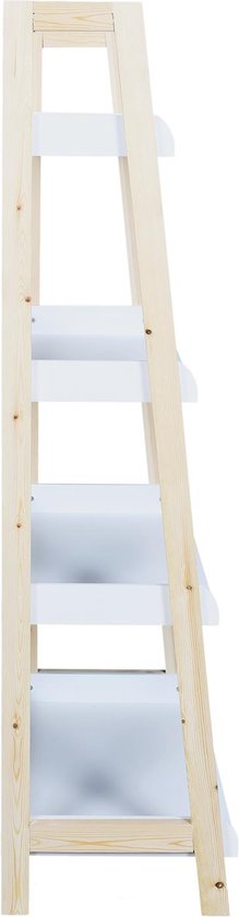 Home Deco Factory Wandrek 4 lagen 60x30x117 cm - Wit