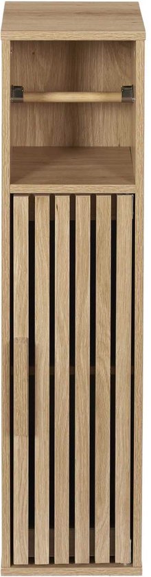 Toiletrolhouder/Reserverolhouder Klaus staand hout - Bruin