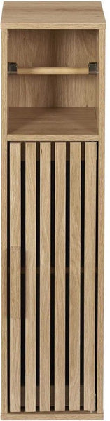 Toiletrolhouder/Reserverolhouder Klaus staand hout - Bruin