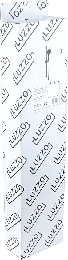 Luzzo® Flower Design Doucheset Glijstang-set - Zwart