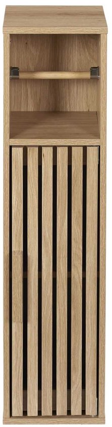 Toiletrolhouder met Reserverolhouder Klaus wc kastje staand Hout
