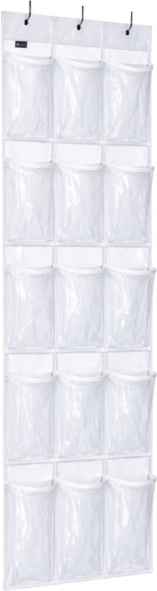 Deur Schoenen Organizer – 15 Vakken – Hangende Schoenenopberger – Transparant – Schoenenrek voor Deur – Opberg Organizer voor Schoenen, Accessoires & Kleding