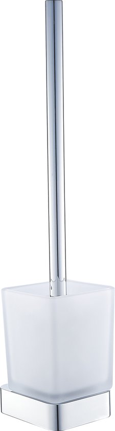 Luzzo® Piazzo Messing Toiletborstel met wand houder - chroom