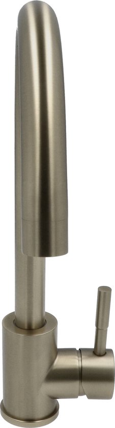 Luzzo® Iseo Mengkraan Wastafel – Brushed Gold – Moderne Badkamerkraan