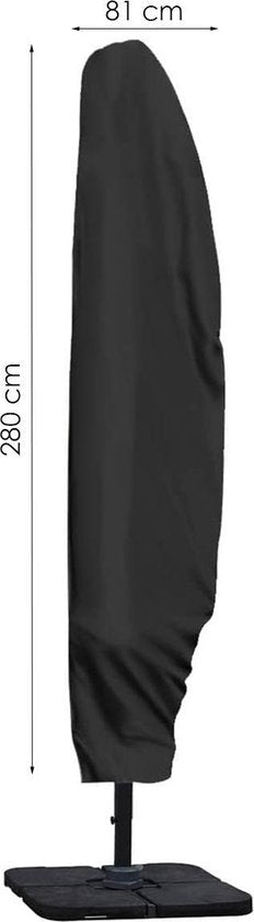 Parasolhoes - Zwart - 280 x 80 x 280 - Waterbestendige Parasolhoes