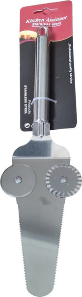 Pizzames 2 stuks - Pizzasnijder - Taart snijden - BBQ - Keuken - Multifunctioneel - Vaatwasser bestendig - RVS - Taartmes - Taartschep - Pizza Snijder - Pizza Mes - Pizza Roller - Pizza - Deegsnijder - Pizzasnijder - Professioneel