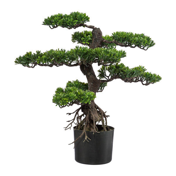 Kopu® Kunstplant Bonsai 65 cm - in zwarte Pot - Bonsai boompje