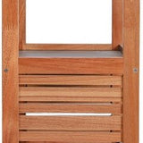 4goodz Badkamerkast Acaciahout halfhoog 5 planken - 30x36.5x108 cm