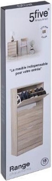 4goodz schoenenkast 3 lades 60x24x118 - voor 18 paar