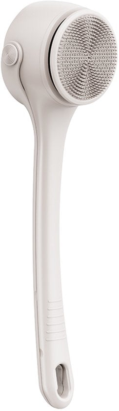 Elektrische Doucheborstel met 5 Opzetstukken – Wit – Diepe Reiniging & Massage – Oplaadbaar – Waterproof – Voor Rug, Benen & Gezicht