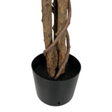 Kopu® Kunstplant Ficus Benjamina 150 cm in zwarte pot - 1764 bladeren