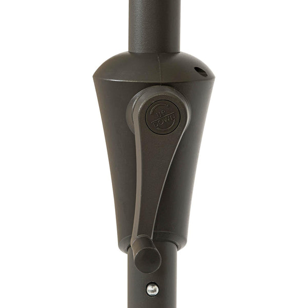 Kopu® Calma Parasolset Rond 300 cm met Hoes en Voet - Lichtgrijs (Copy)