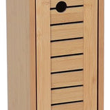 Toiletrolhouder met Toiletroldispenser Trinidad - 18x18x75 cm - Bruin